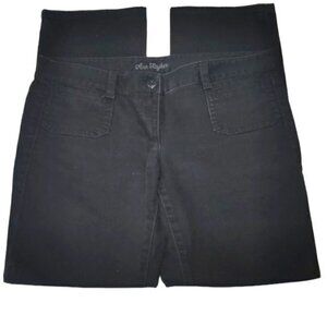Ann Taylor Modern Fit Faded Black Jeans Size 10 Lindsey Waist Petite USED #4655